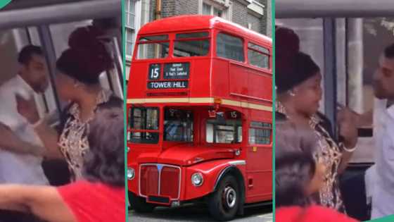 Drama as Nigerian woman in UK misses her destination, insists driver takes her back in video