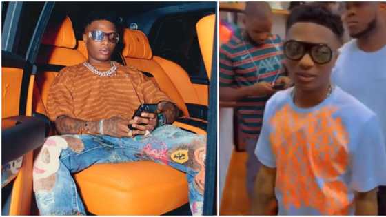 "E dey rush well": Singer Wizkid clears a luxury boutique, buys all the wears that are his size, video trends