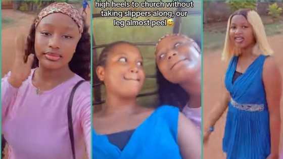 "Our legs almost peeled": Keke rider helps ladies who rocked high-heeled shoes to church