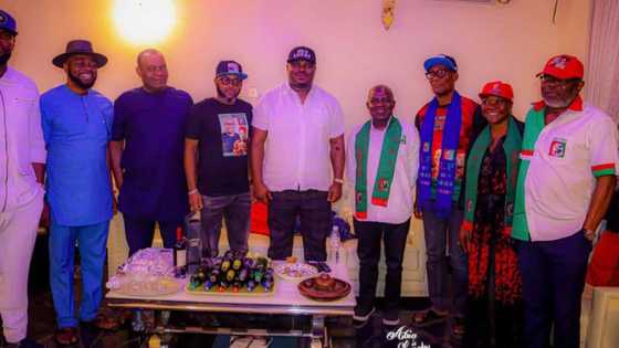 Abia guber: LP candidate Otti visits PDP Chieftain Igbokwe, Calls for Collaboration