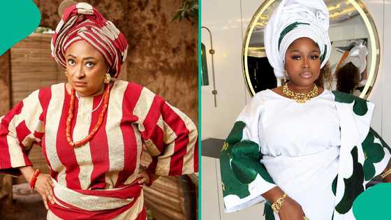 Moment Ronke Oshodi Oke confronted Kemity at Femi Adebayo's event trends: "Did I offend you?"