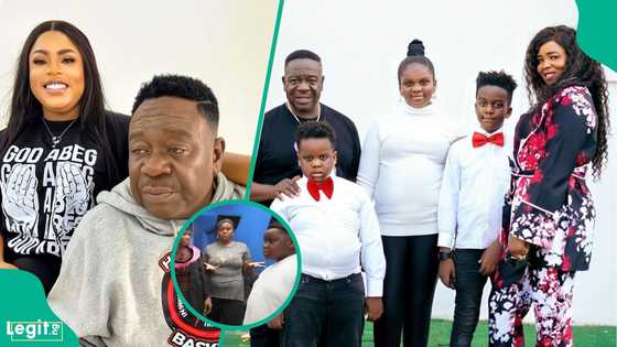 Mr Ibu's children's response to Carter Efe on adopted daughter Jasmine Okafor sparks reactions