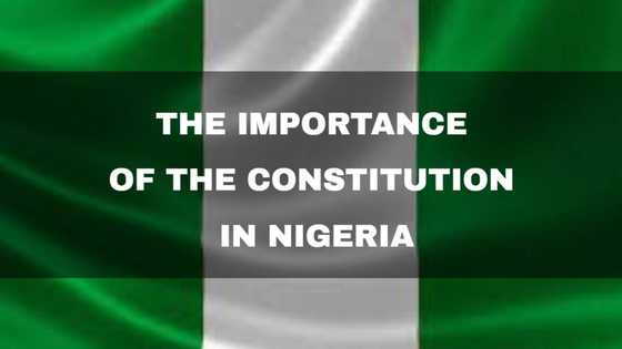 What is the importance of the constitution in Nigeria? Be in the know