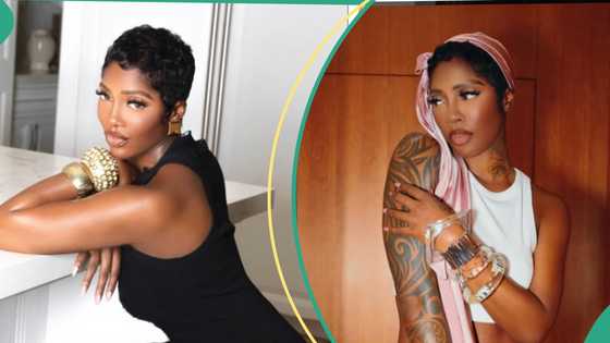 “Tiwa Savage is not beautiful in real life”: Man brutally taunts singer online, she reacts