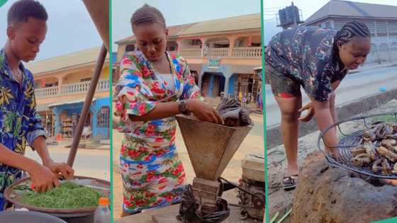 "We work in different departments": Lady shows how she and her siblings help their mum in her shop