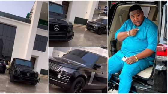 “See what baby is missing”: Cubana Chiefpriest flaunts magnificent mansion and fleet of cars amid baby scandal