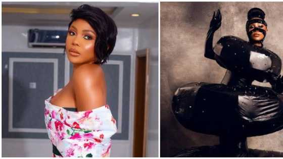 AMVCA 2023: BBNaija star Ifu Ennada responds to critics of her look, says dress took 30 days to make