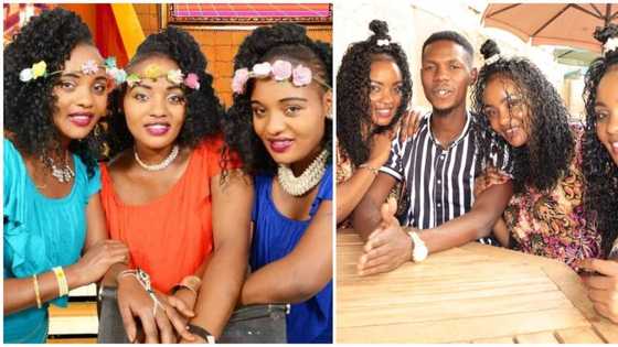 We all fell for him: Cute triplet sisters dating the same man reveal, say they plan getting married to him