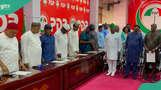 BREAKING: Amid crisis, PDP governors, NWC, BoT members meet for key session in Abuja, details emerge