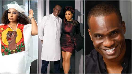 Mr Ibu, Moyo Lawal react as Rita Dominic celebrates hubby Fidelis Anosike's birthday in a delightful way