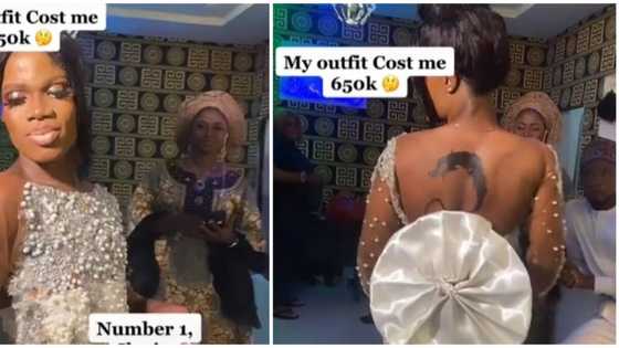 Crossdresser shares video of his N650k dress, Nigerians react: "Something is not just right"