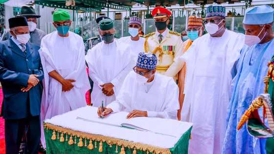Nigeria@61: Photos show President Buhari, Osinbajo, others celebrating in Abuja