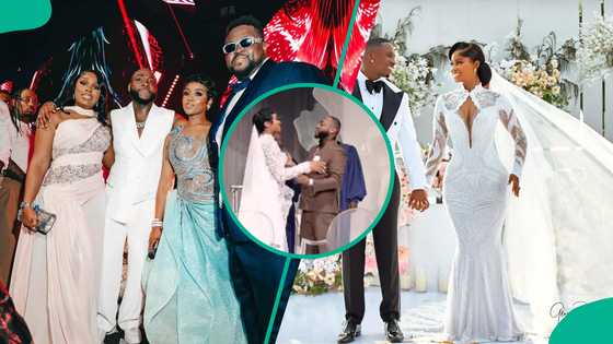 JP vs Chivido: Davido's brother shares official clip of singer's nuptial, calls it wedding of d year
