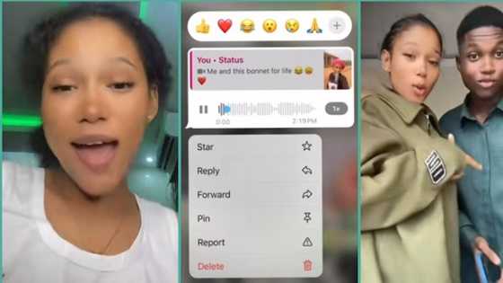 Girl who took boyfriend's clothes without his consent posts epic voice note he sent to her