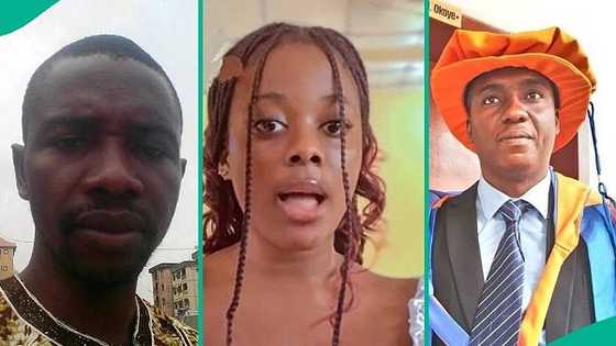 Expelled UNIZIK student taunts man who asked her to beg lecturer she assaulted, people react