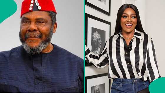 “This respect is deep”: Jackie Appiah’s gesture to Pete Edochie in video elicits reactions