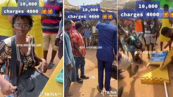 "N10,000 for N4,000": POS operator in tears as angry residents destroy her stand over excessive charges