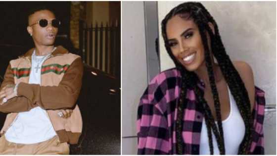 Wizkid's 3rd baby mama Jada rocks gorgeous ankara print outfit