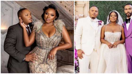 Power star Naturi Naughton weds in grand style, 'Ghost' slays groomsman duties in lilac suit