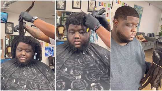 "Very nice and clean": Man with dreadlocks shaves it after getting new job, viral video trends on TikTok