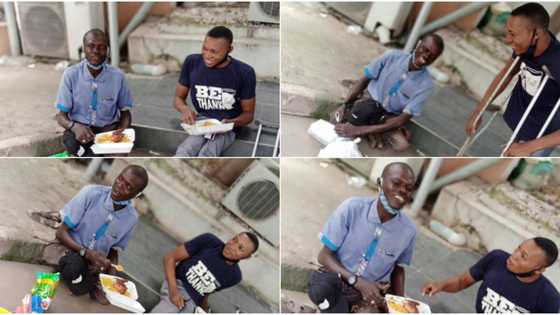 Meet physically challenged Nigerian teacher who is warming hearts by taking up leadership roles (photos)