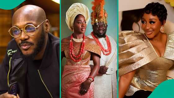 2Baba, Ini Edo, others arrive in Warri for Soberekon's star-studded wedding: "Is this not Natasha?"