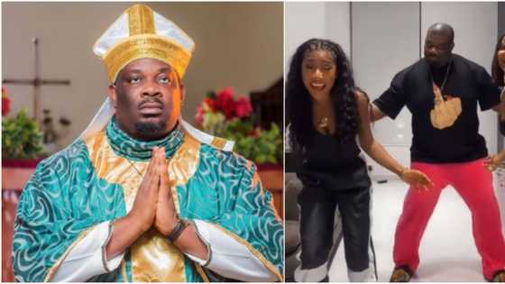 Who danced better? Don Jazzy asks fans to choose as he vibes with members of Liquorose's group