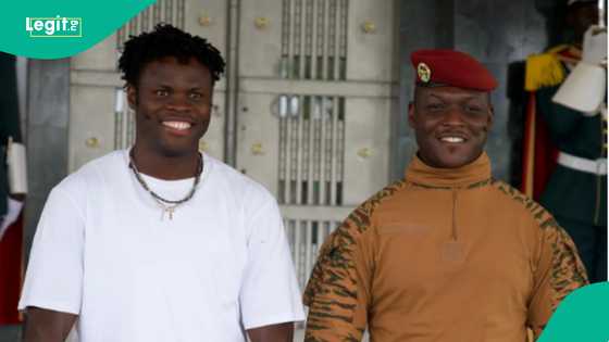 Taye Taiwo: Former Nigerian star speaks after meeting Burkina Faso's President Ibrahim Traore