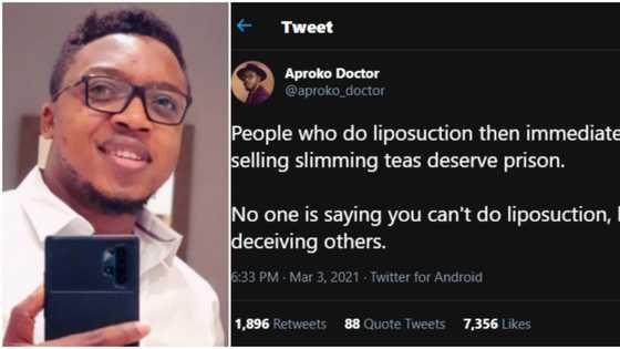 Reactions as Nigerian doctor says people who sell slimming teas after doing liposuction should go to prison