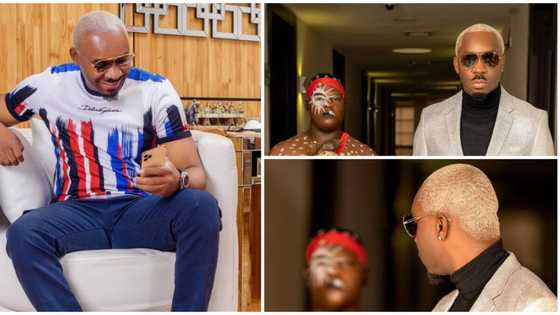 Pretty Mike leaves wedding guests in awe as he storms ceremony with herbalist, stirs massive reactions