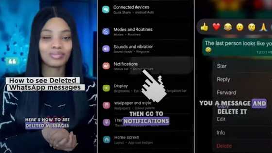 "I have confirmed it": Lady exposes trick to see deleted messages on WhatsApp, video causes buzz