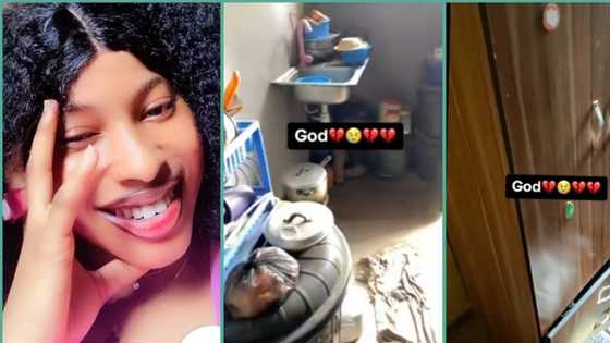 "What did I do to deserve this?" Lady in tears after finding out her room was ransacked by thieves