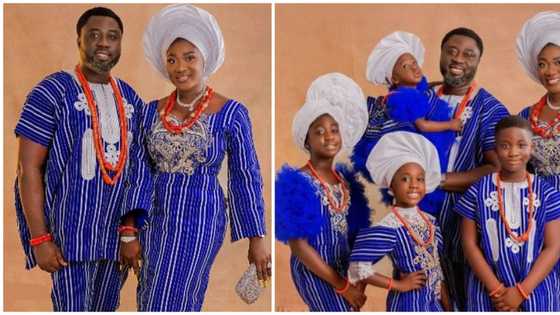Asoke fashion: Mercy Johnson and family mark 11th wedding anniversary in style