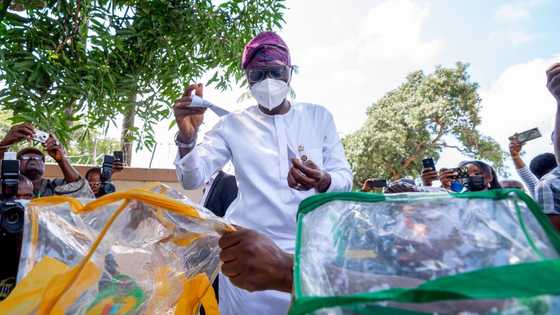 Breaking: Sanwo-Olu makes urgent appeal to Lagosians after casting vote