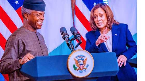 Nigerians online pile up accolades for Osinbajo after White House meeting with US VP