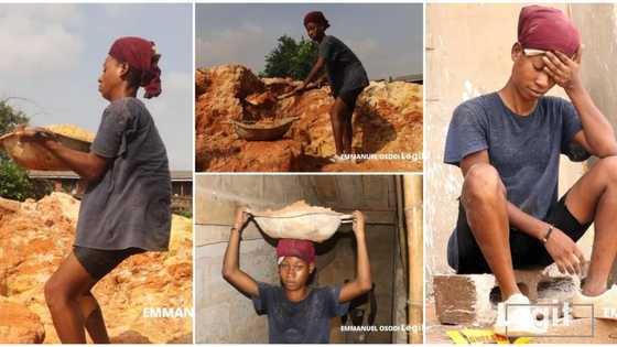 Photos of 20-year-old female student who hustles as a labourer generates mixed reactions on social media