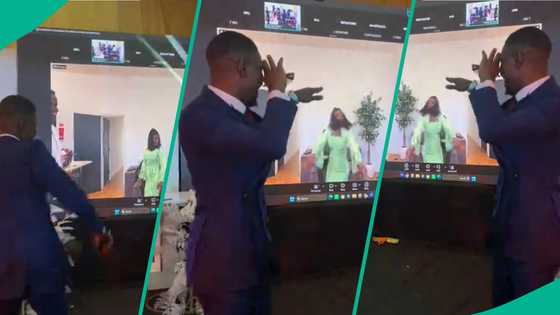 Couple abroad holds virtual wedding ceremony with family in Nigeria, video sparks buzz online