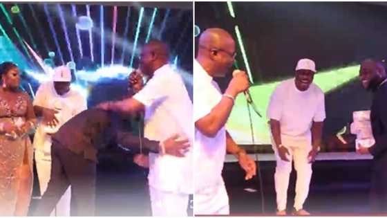 OBO way: Davido gifts KWAM 1 N2m cash at Eniola Badmus' 20 years on stage party