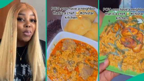Lady rejoices as generous chef becomes her next-door neighbour, treats her to sumptuous meals