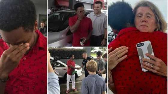 Shugaban wurin aiki ya ba na ƙasa da shi da ke tashi cikin dare ya fara tattaki zuwa wurin aiki kyautar mota