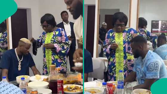 Sacred moment: Osimhen, Boniface, others receive anointing oil from Odumodublvck’s mum, video
