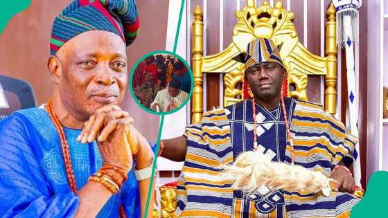 "The handshake that wasn't”: Drama in Ibadan as Olubadan snubs Alaafin of Oyo at public event