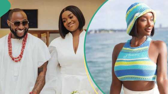 Anita Brown sends heartfelt message to Davido over alleged twins, fans react: "She dey regret"