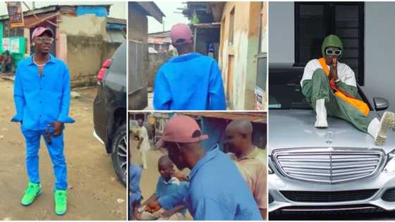 Singer Spyro shares his grass-to-grace story as he visits his old neighbourhood, gives out money, video trends