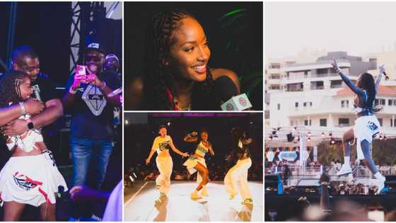 Ayra Starr hugs Don Jazzy at Afro Nation show in Portugal, shares pics & videos, many react: "Proud dad vibe"