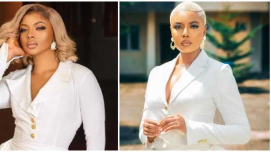 Who rocked it better? BBNaija Liquorose, Nancy Isime spotted in same design in new photos