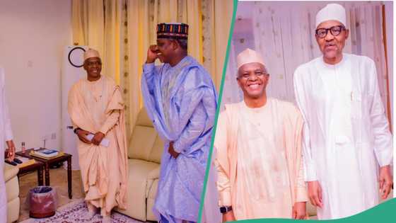 El-Rufai visits ex-President Buhari, photos, details emerge