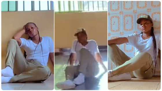 "To furnish now na war": Lady corper breaks her account to rent house, now she has no bed to sleep
