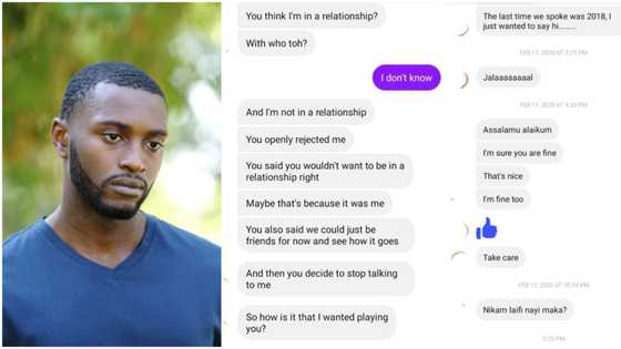 "She cried": Nigerian man discovers lady crushing on him finally married, exposes her 2018 chats