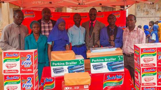 Top 5 highlights of the Indomie CSR donation at Aperin Oniyere Commercial Grammar School